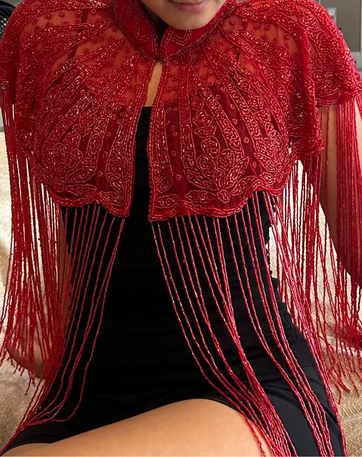 Rajdhani Beaded Cape {PRE-ORDER ITEM}