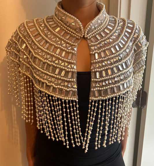 Chandni Beaded Cape {PRE-ORDER ITEM}