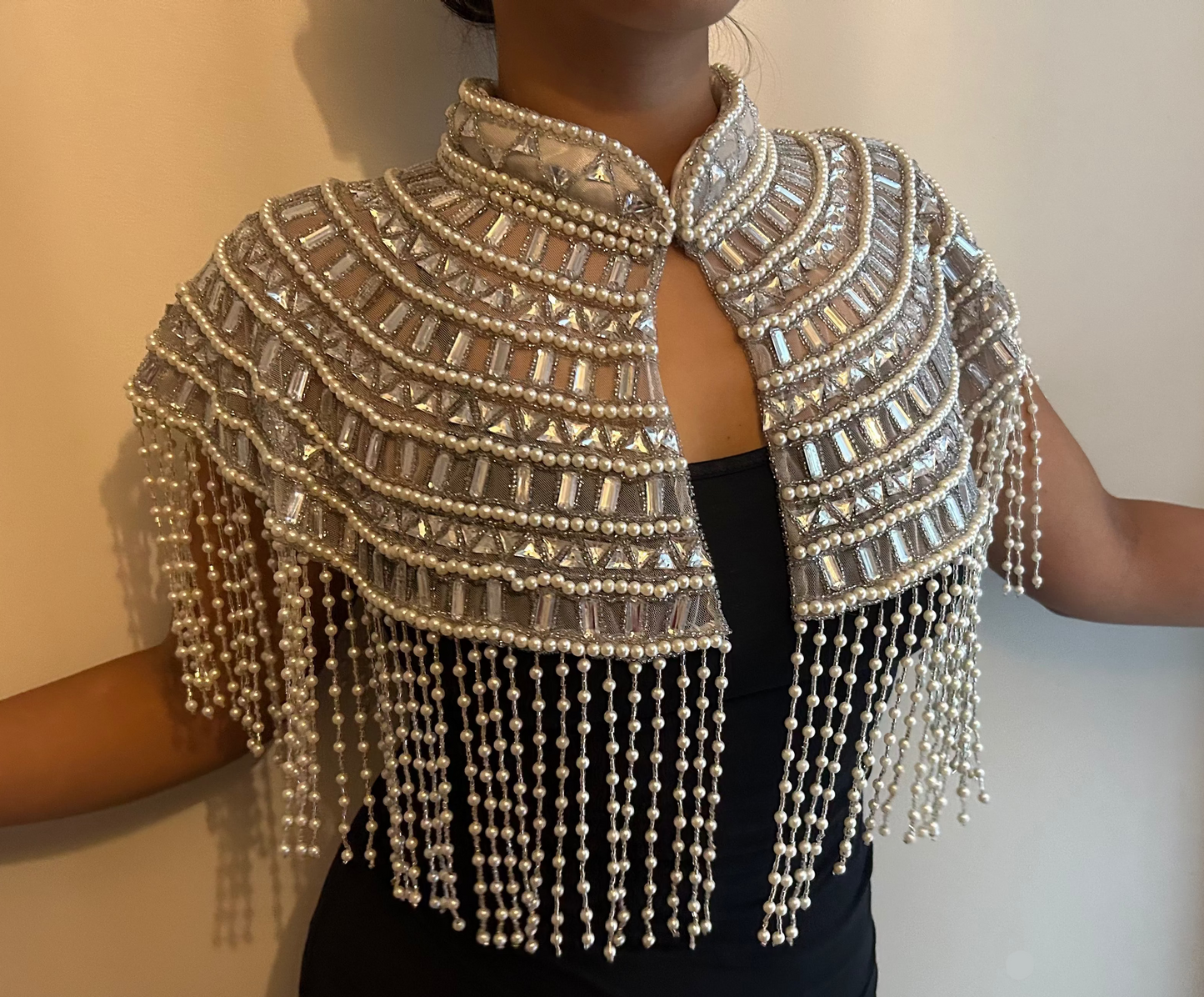 Chandni Beaded Cape {PRE-ORDER ITEM}